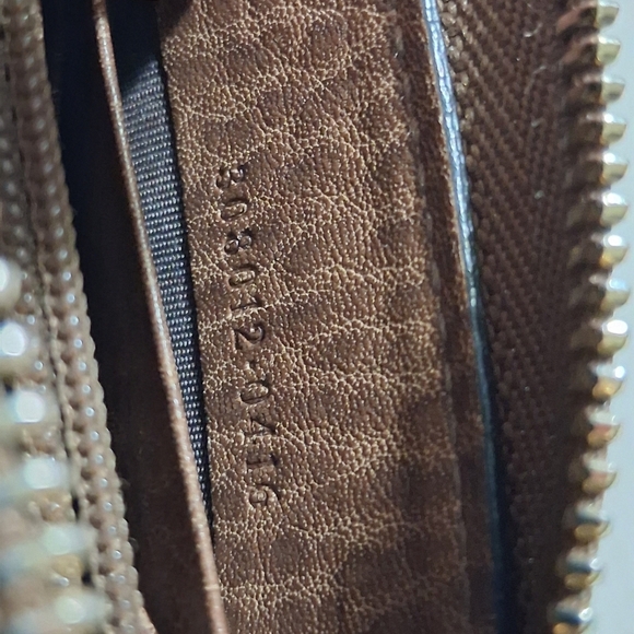 GUCCI Guccissima SUKEY Zip Around Long Brown Wallet Leather (Brown) - Picture 10 of 14